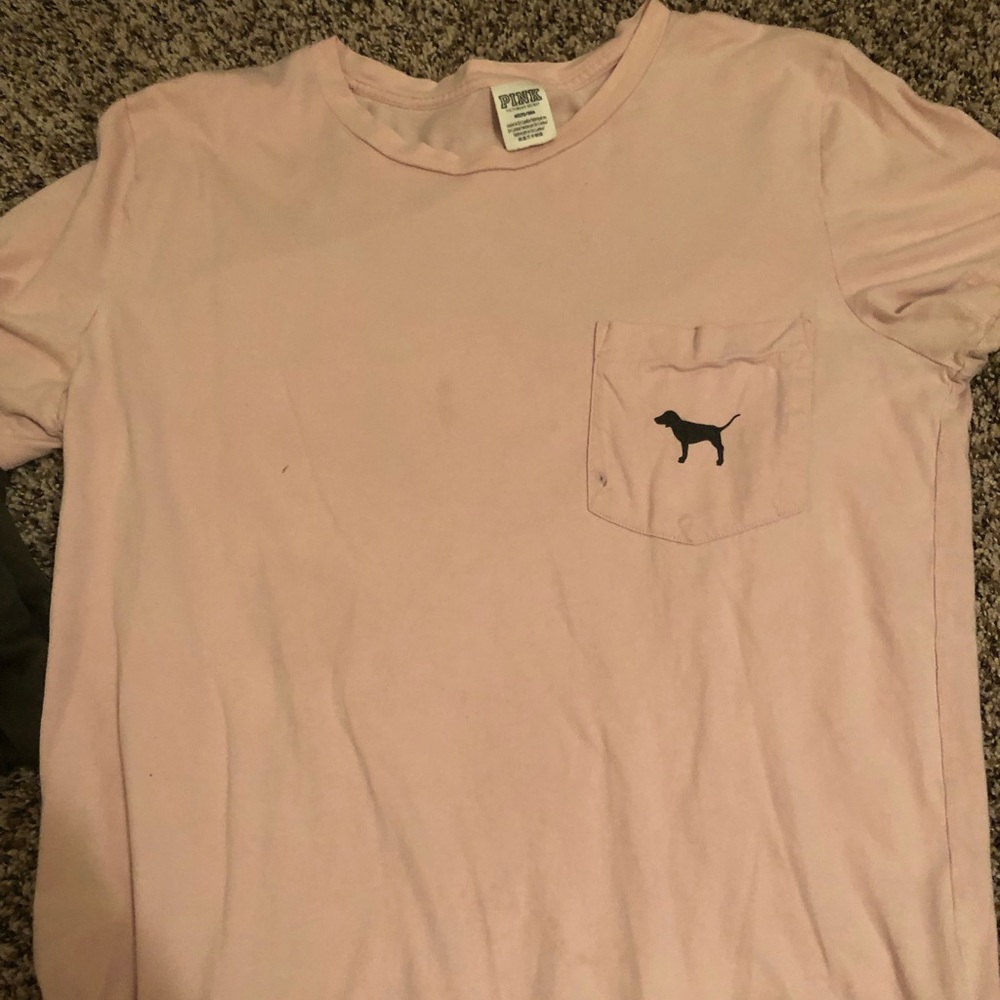 pink victorious secret/ pink tee